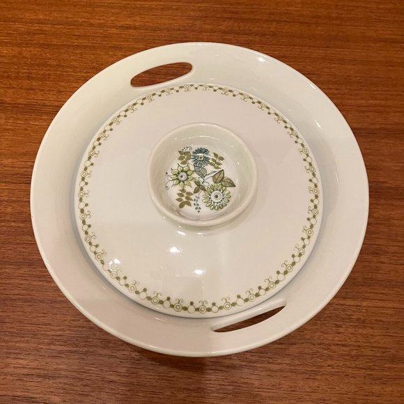 Vintage Figgjo lidded casserole, Market design - Picture 6 of 14